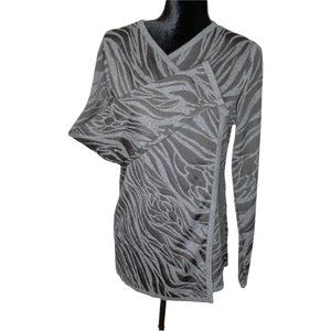 Dana Buchman Animal Print Sweater